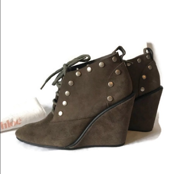 See By Chloe Wedge Booties - Size 39 - Picture 10 of 11